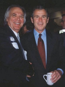 Arthur with George W. Bush